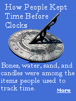 Ancient people didn’t operate on such rigorous timescales, but they nonetheless developed an assortment of ways to track time. Here are 10 timekeeping methods that were employed prior to—and sometimes well after—the invention of mechanical clocks in the 13th century.